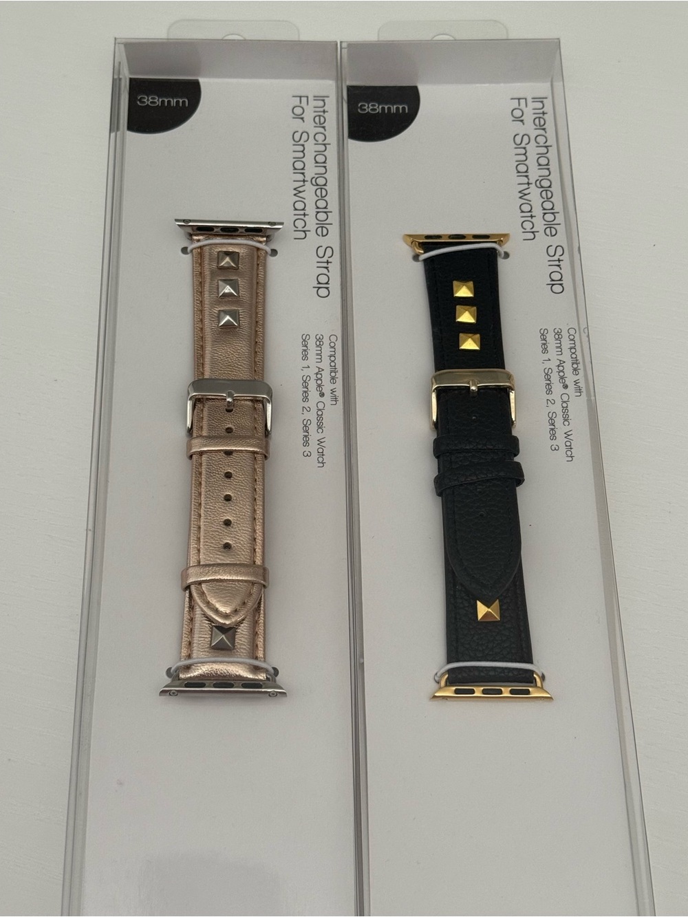 Smartwatch interchangeable straps. 38mm Apple Compatible.